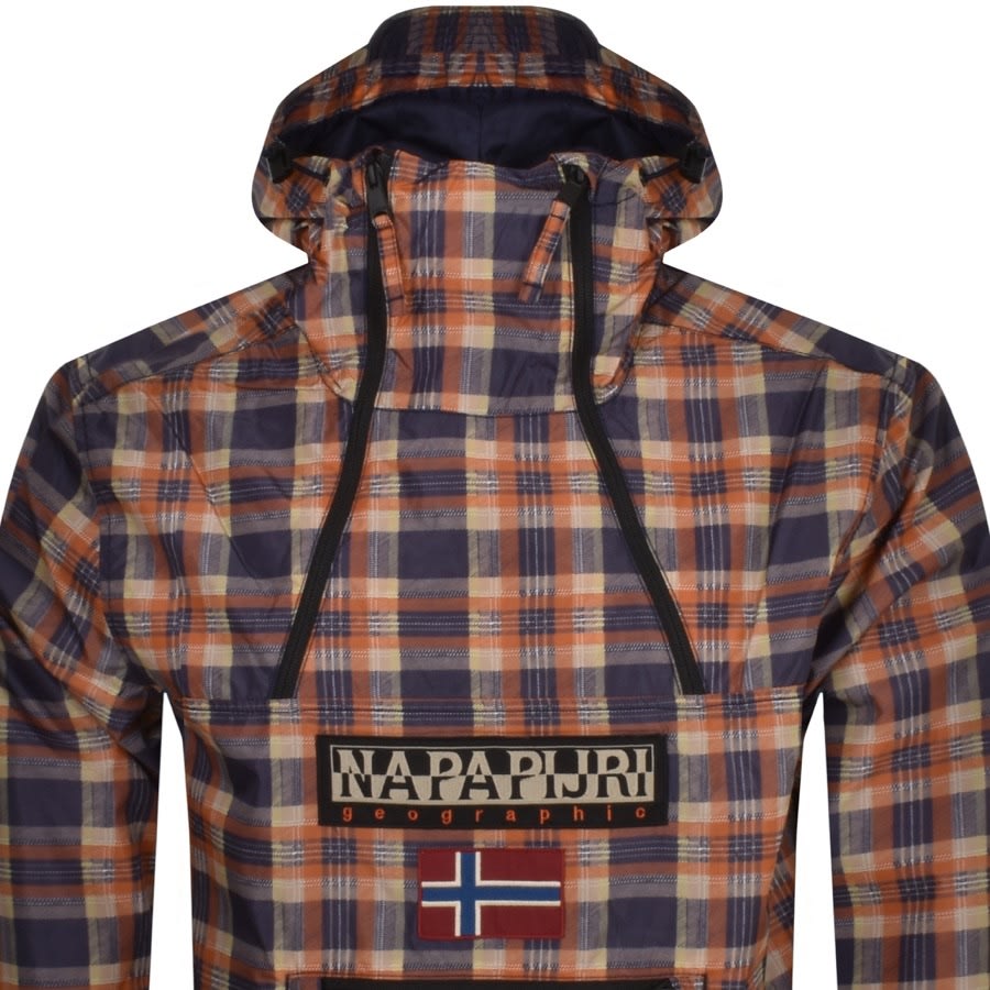 Napapijri X Liberty Northfarer Jacket Orange Mainline Menswear United States